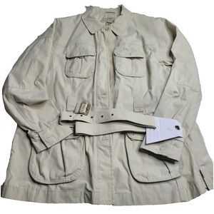 L.L. Bean Classic Utility‎ Belt Women's XL Khaki Belted